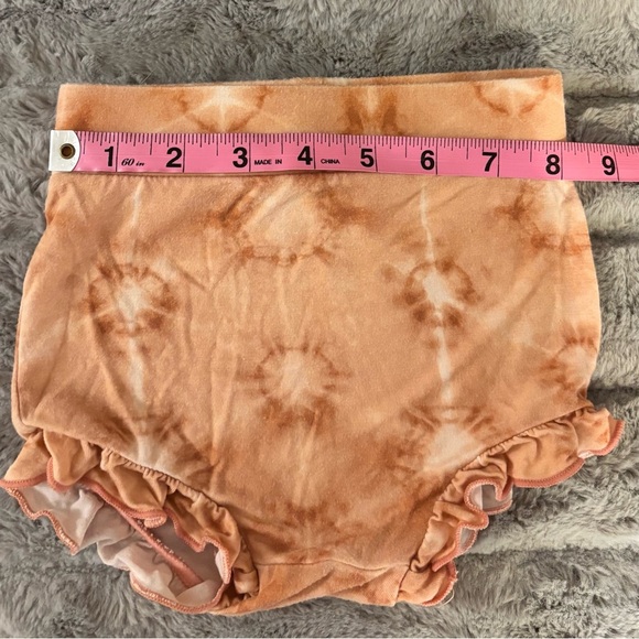 Angel Dear X Spearmint Love 12 - 18 Months Peach Tie Dye Bloomers, Bummies - Picture 7 of 9